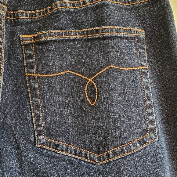 Lauren Jeans Co. Ralph Lauren Womens Straight Leg Dark Wash Denim Jeans Size 4 - Picture 8 of 14